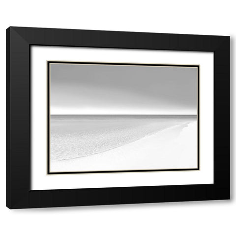 Waters Edge IV Black Modern Wood Framed Art Print with Double Matting by Olsen, Maggie