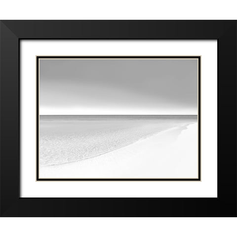 Waters Edge IV Black Modern Wood Framed Art Print with Double Matting by Olsen, Maggie