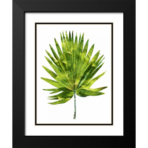Palm IV Black Modern Wood Framed Art Print with Double Matting by Miller, Melonie