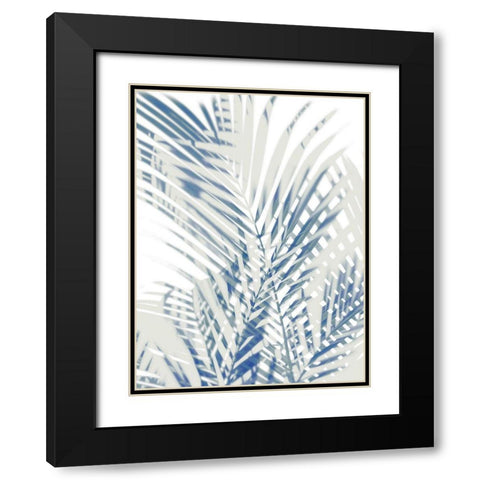 Palm Shadows  I Black Modern Wood Framed Art Print with Double Matting by Miller, Melonie