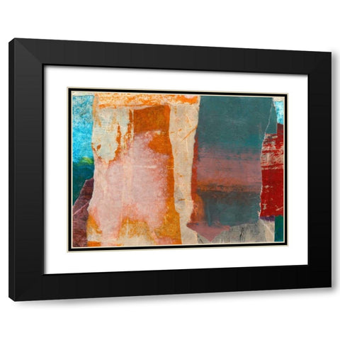 Montage I Black Modern Wood Framed Art Print with Double Matting by Oppenheimer, Michelle