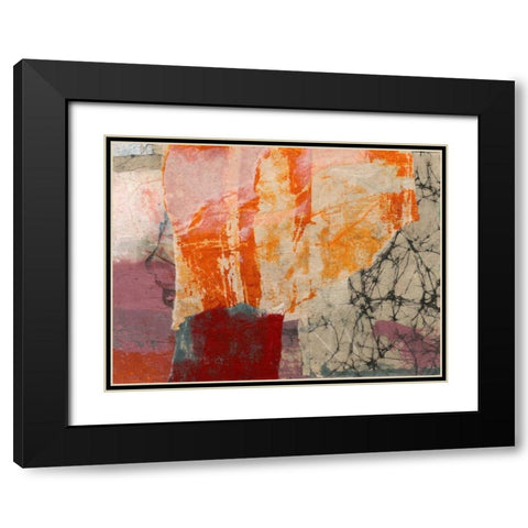 Montage II Black Modern Wood Framed Art Print with Double Matting by Oppenheimer, Michelle