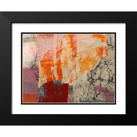 Montage II Black Modern Wood Framed Art Print with Double Matting by Oppenheimer, Michelle