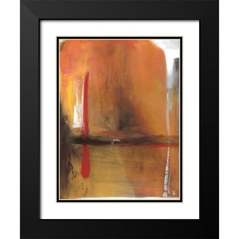 Bittersweet Black Modern Wood Framed Art Print with Double Matting by Oppenheimer, Michelle