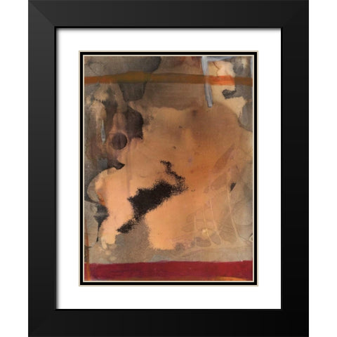 Reach Black Modern Wood Framed Art Print with Double Matting by Oppenheimer, Michelle