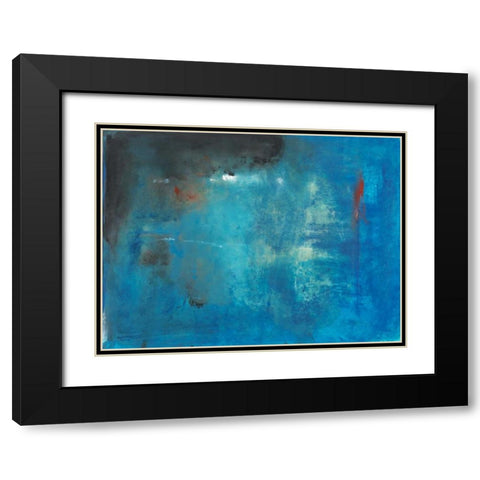 Deep blue sea Black Modern Wood Framed Art Print with Double Matting by Oppenheimer, Michelle