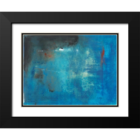 Deep blue sea Black Modern Wood Framed Art Print with Double Matting by Oppenheimer, Michelle