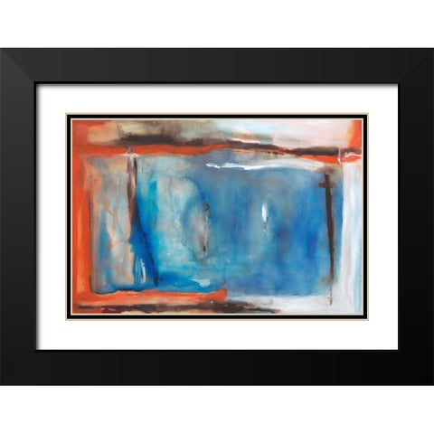 Illusion Black Modern Wood Framed Art Print with Double Matting by Oppenheimer, Michelle