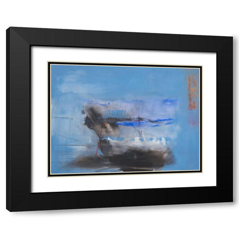 Underlying Black Modern Wood Framed Art Print with Double Matting by Oppenheimer, Michelle