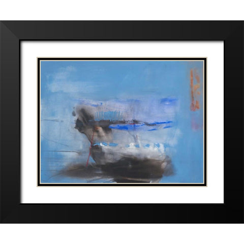 Underlying Black Modern Wood Framed Art Print with Double Matting by Oppenheimer, Michelle