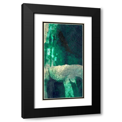 Emerald Flight Black Modern Wood Framed Art Print with Double Matting by Oppenheimer, Michelle