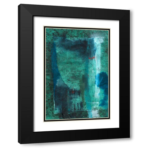 Neptune Black Modern Wood Framed Art Print with Double Matting by Oppenheimer, Michelle