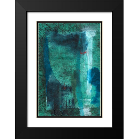 Neptune Black Modern Wood Framed Art Print with Double Matting by Oppenheimer, Michelle