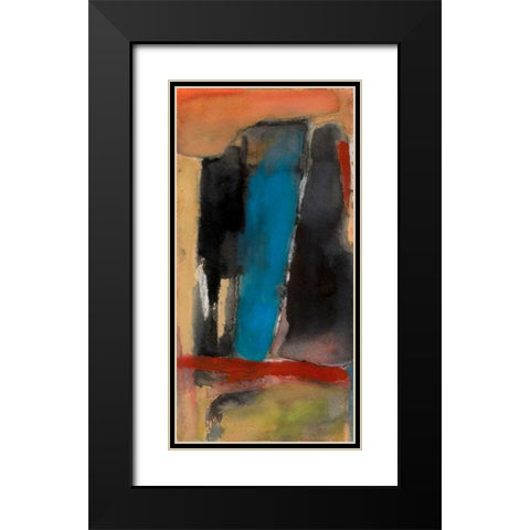 Hallicunation Black Modern Wood Framed Art Print with Double Matting by Oppenheimer, Michelle