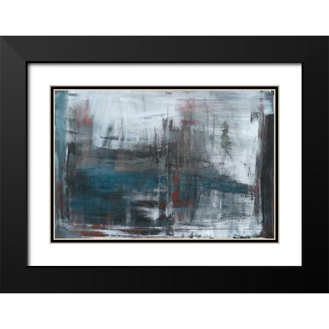 Move Black Modern Wood Framed Art Print with Double Matting by Oppenheimer, Michelle