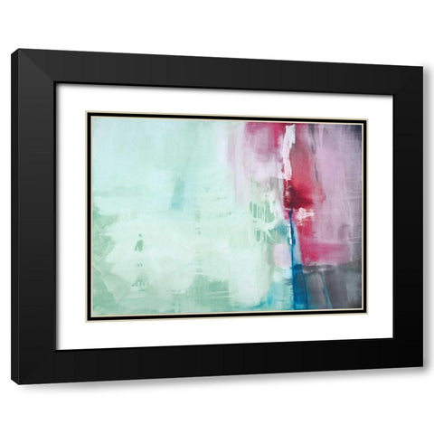 Harmony Black Modern Wood Framed Art Print with Double Matting by Oppenheimer, Michelle