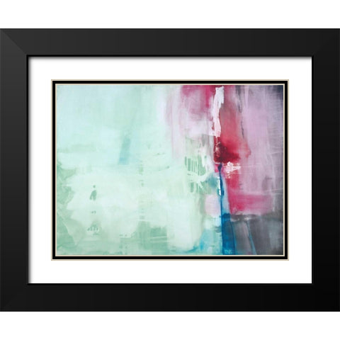 Harmony Black Modern Wood Framed Art Print with Double Matting by Oppenheimer, Michelle