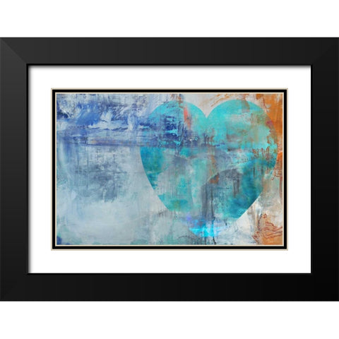 Heartfelt III Black Modern Wood Framed Art Print with Double Matting by Oppenheimer, Michelle