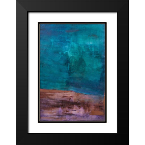 With Intent Black Modern Wood Framed Art Print with Double Matting by Oppenheimer, Michelle