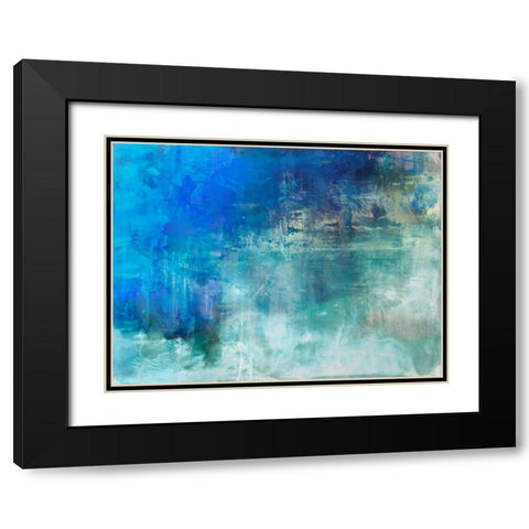 Allusive Black Modern Wood Framed Art Print with Double Matting by Oppenheimer, Michelle