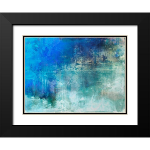 Allusive Black Modern Wood Framed Art Print with Double Matting by Oppenheimer, Michelle