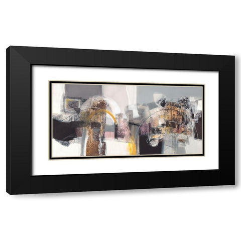 Un passo dopo laltro Black Modern Wood Framed Art Print with Double Matting by Piovan, Maurizio
