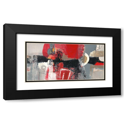 Passione Black Modern Wood Framed Art Print with Double Matting by Piovan, Maurizio