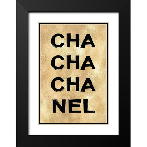Chachanel Black Modern Wood Framed Art Print with Double Matting by Pavlova, Martina