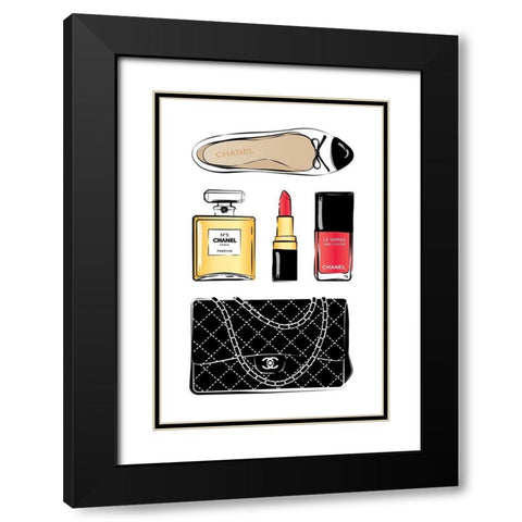Style II Black Modern Wood Framed Art Print with Double Matting by Pavlova, Martina