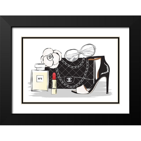 Style I Black Modern Wood Framed Art Print with Double Matting by Pavlova, Martina