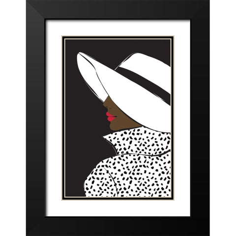 Blair I Black Modern Wood Framed Art Print with Double Matting by Pavlova, Martina