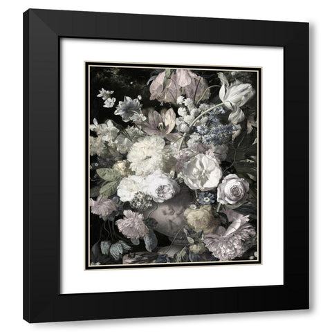 Glorious Bouquet I Black Modern Wood Framed Art Print with Double Matting by McQueen, Angela