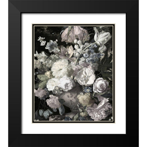 Glorious Bouquet I Black Modern Wood Framed Art Print with Double Matting by McQueen, Angela
