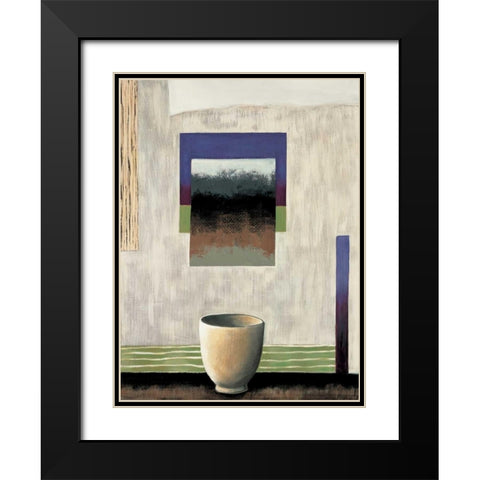 Tranquil I Black Modern Wood Framed Art Print with Double Matting by Richardson, Melissa