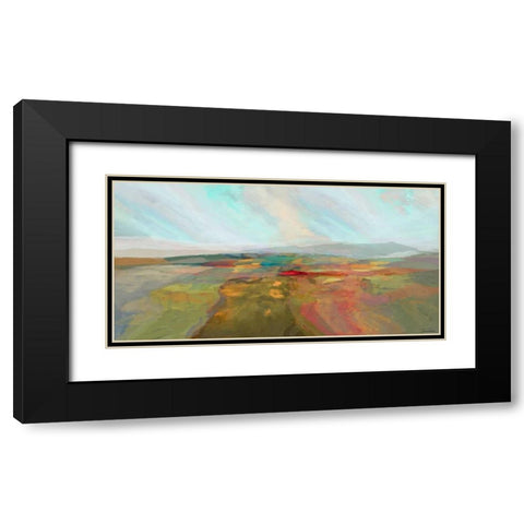Cascade I Black Modern Wood Framed Art Print with Double Matting by Tienhaara, Michael