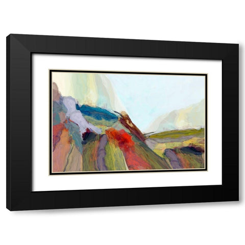 Progression I Black Modern Wood Framed Art Print with Double Matting by Tienhaara, Michael