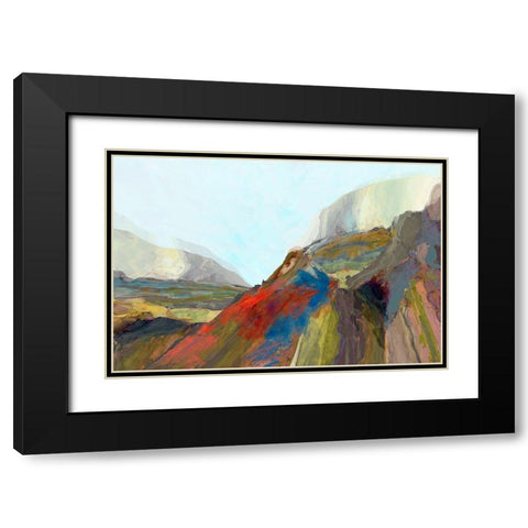 Progression II Black Modern Wood Framed Art Print with Double Matting by Tienhaara, Michael