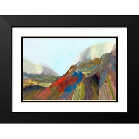 Progression II Black Modern Wood Framed Art Print with Double Matting by Tienhaara, Michael