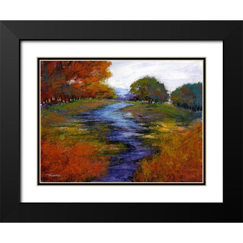 Tranquil Dreams III Black Modern Wood Framed Art Print with Double Matting by Tienhaara, Michael