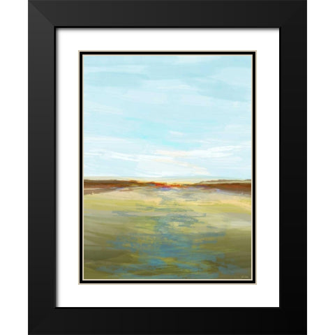 Endless Vista II Black Modern Wood Framed Art Print with Double Matting by Tienhaara, Michael