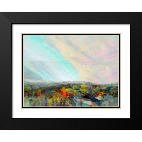 Formations Big Sky I Black Modern Wood Framed Art Print with Double Matting by Tienhaara, Michael