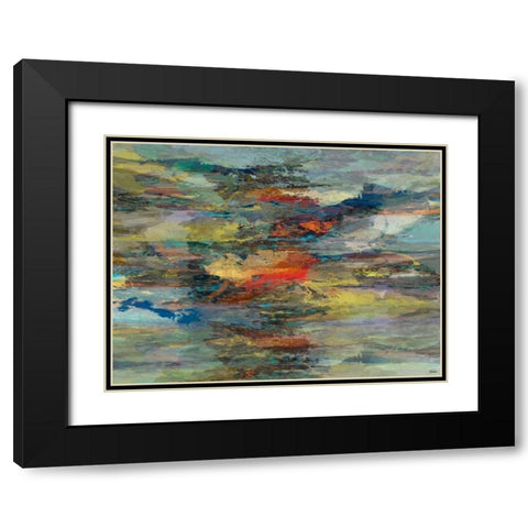 Formations I Black Modern Wood Framed Art Print with Double Matting by Tienhaara, Michael