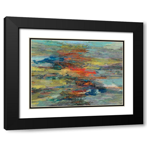Formations II Black Modern Wood Framed Art Print with Double Matting by Tienhaara, Michael