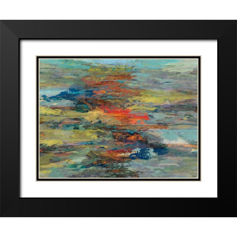 Formations II Black Modern Wood Framed Art Print with Double Matting by Tienhaara, Michael