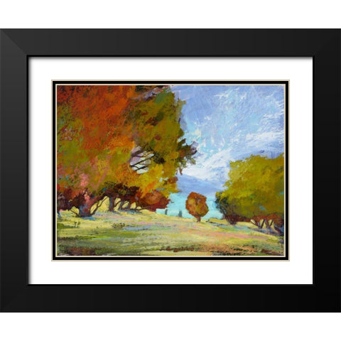 Natures Serenade IX Black Modern Wood Framed Art Print with Double Matting by Tienhaara, Michael