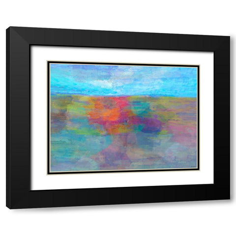 Horizon I Black Modern Wood Framed Art Print with Double Matting by Tienhaara, Michael
