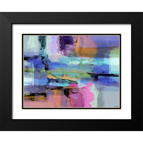 Illuminate III Black Modern Wood Framed Art Print with Double Matting by Tienhaara, Michael