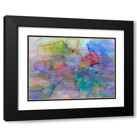 Impressions IV Black Modern Wood Framed Art Print with Double Matting by Tienhaara, Michael