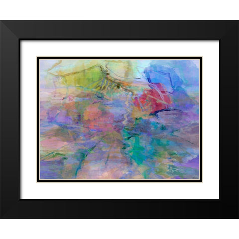 Impressions IV Black Modern Wood Framed Art Print with Double Matting by Tienhaara, Michael