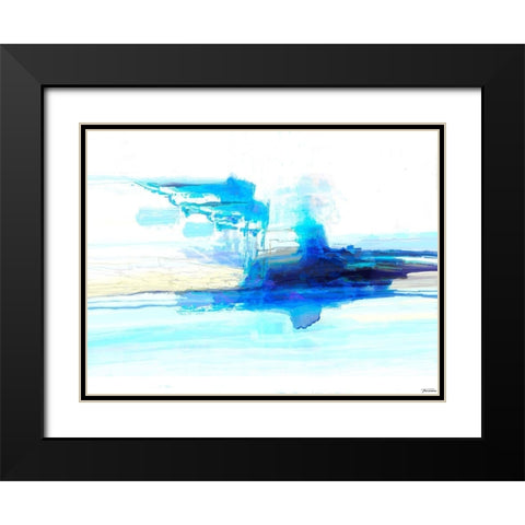 Dynasty X Black Modern Wood Framed Art Print with Double Matting by Tienhaara, Michael
